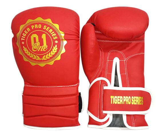 Tiger Pro Boxing Gloves New 12oz - Red, 16oz image
