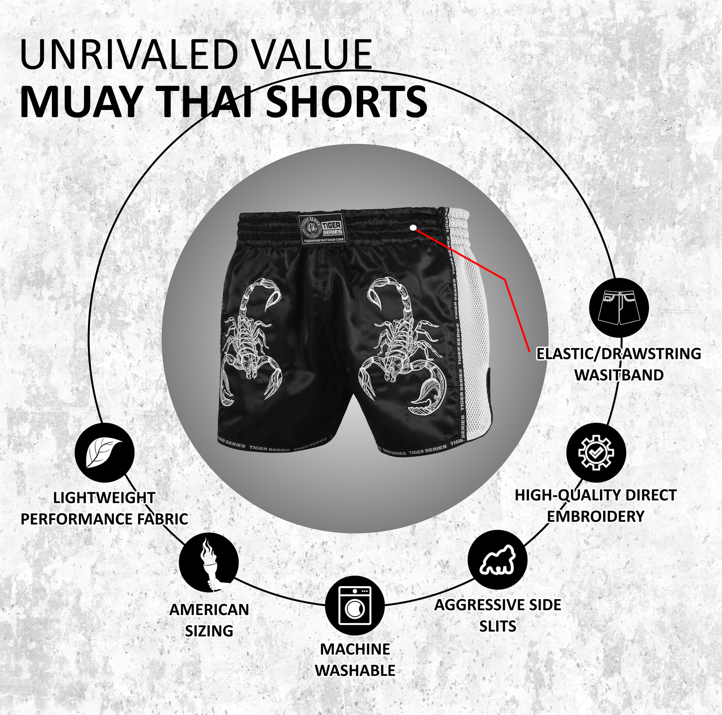 Muay Thai Boxing Shorts Scorpio