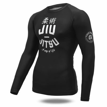 BJJ NO GI Rash guard Long Sleeve image 1