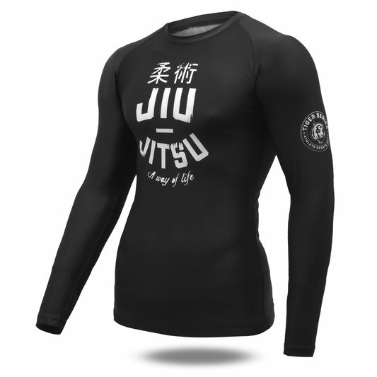 BJJ NO GI Rash guard Long Sleeve image 1