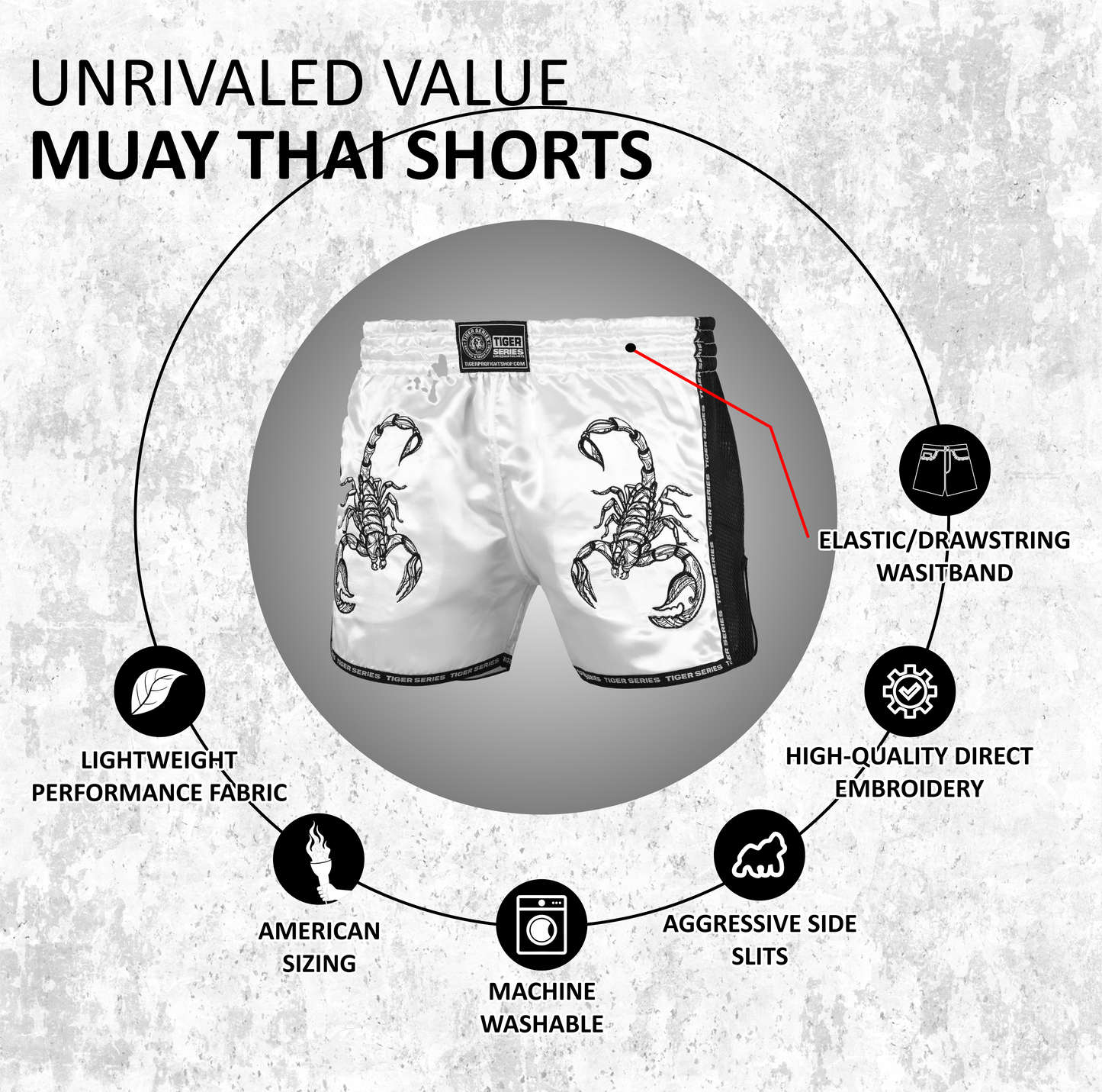 Muay Thai Boxing Shorts Scorpio
