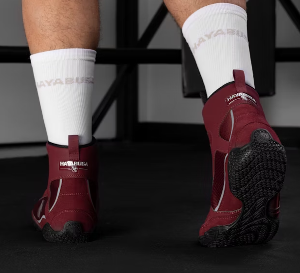 Hayabusa Pro Boxing Shoes Burgundy image 4