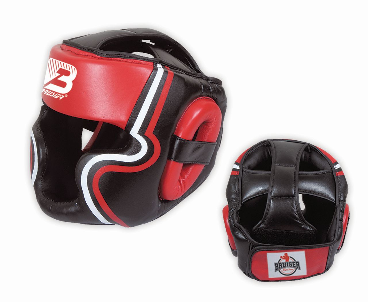 Professional Muay Thai Full face Head Gear in Leather image 2