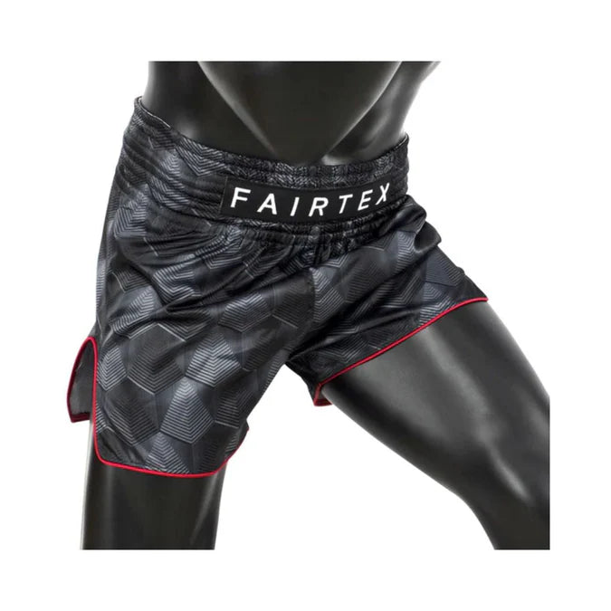 Fairtex Stealth Black Slim Cut Muay Thai Boxing Short image 4