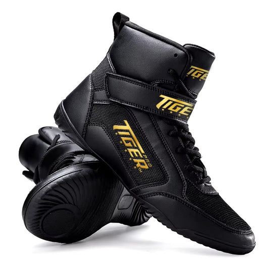 Tiger Pro Black Genesis Boxing Boots image 0