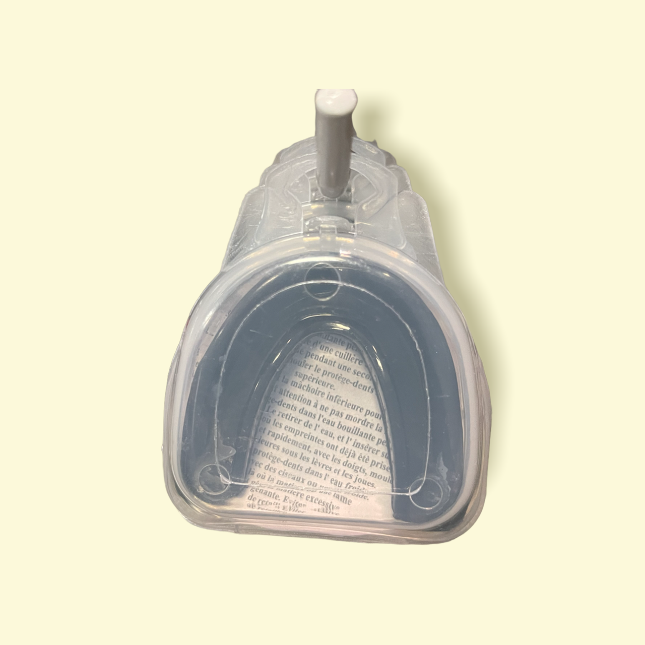 Adult Non Latex Mouth Guard Gum Shield Single - Black image