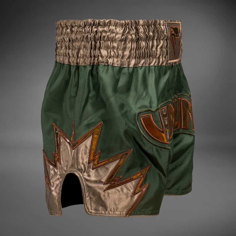 Venum Inferno Muay Thai Shorts - Khaki/Bronze image 1