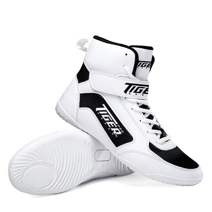 Tiger Pro White Genesis Boxing Boots image 0