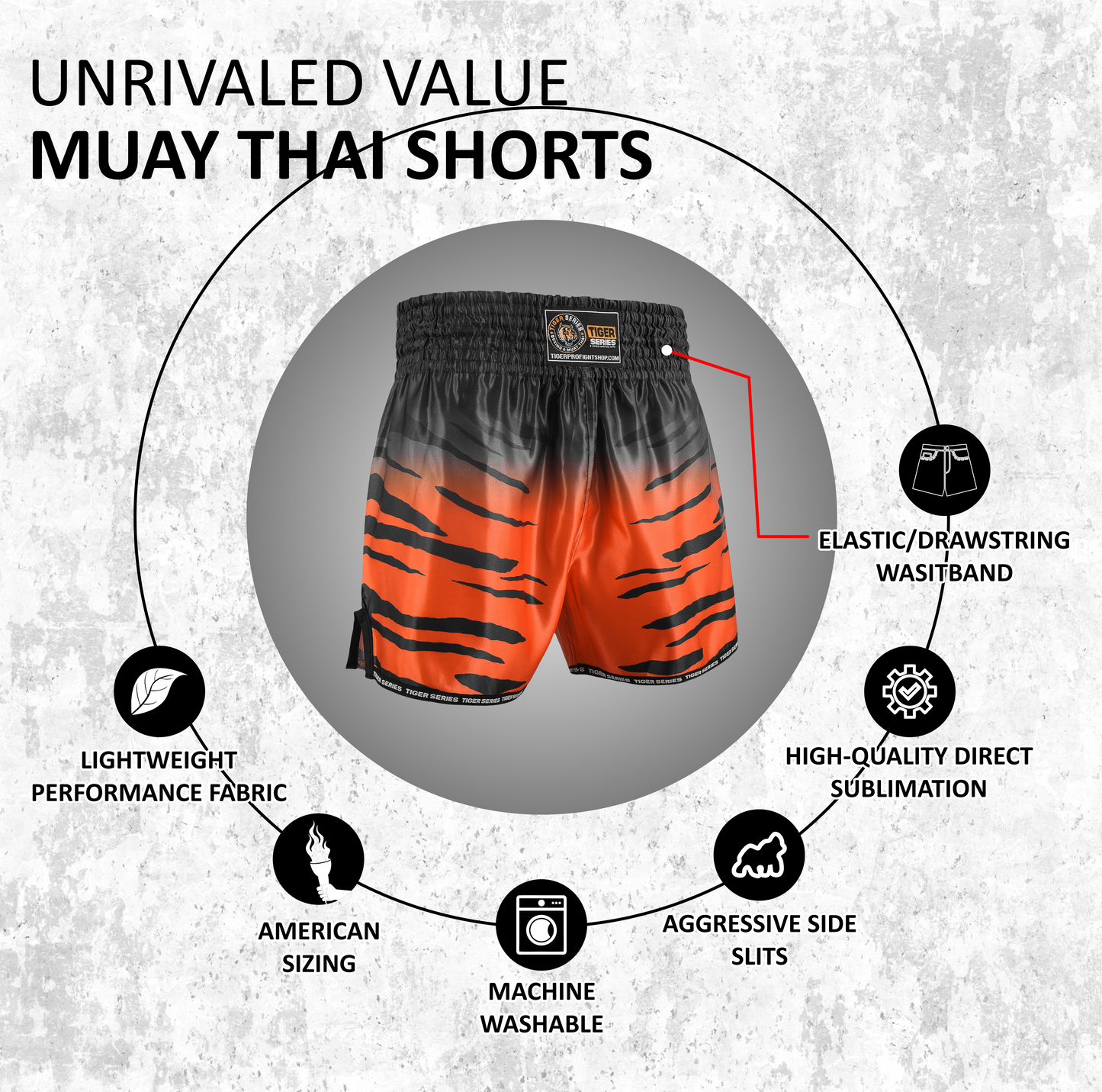 Thai Boxing Shorts Traditional Cut