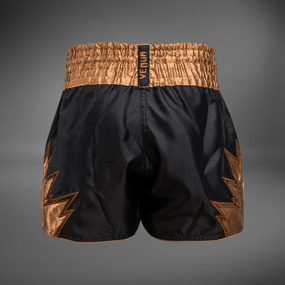 Venum Inferno Muay Thai Shorts - Black/Bronze