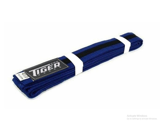 TKD/Karate Color Belts with Blk Strip image 1