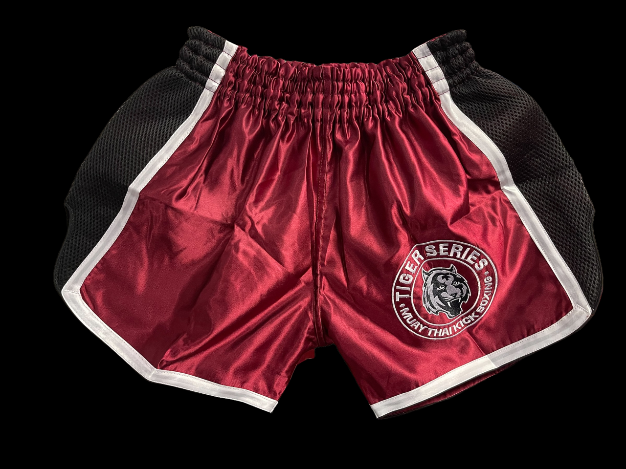 Muay Thai kickboxing Short Solid Burgundy image 1