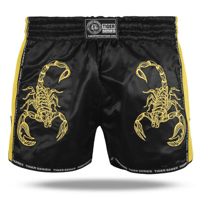 Dragon Muay Thai Shorts buy 2 get 1 free - BLK/yellow, XS image