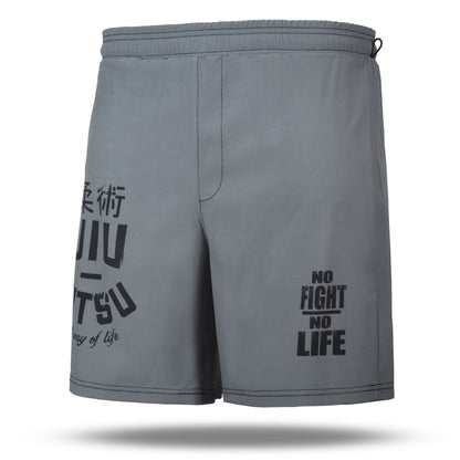 Men's Running Athletic Workout Sports Gym Short with Pocket Grey image 6