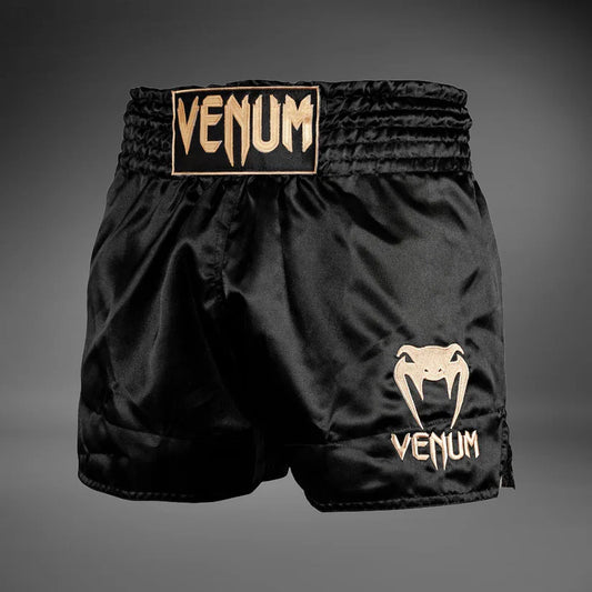 Venum Classic Muay Thai Short - Black/Gold image 0
