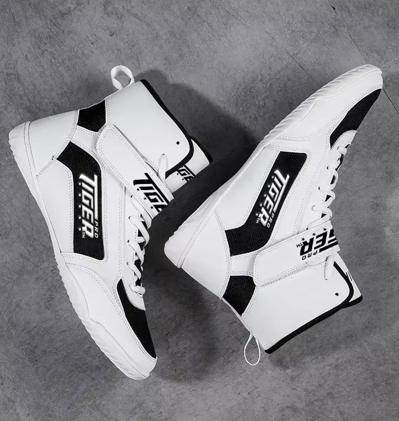 Tiger Pro White Genesis Boxing Boots image 5