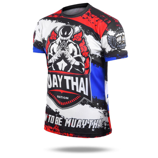 Fighter 3D Graphic Dry Fit T Shirt C image 4