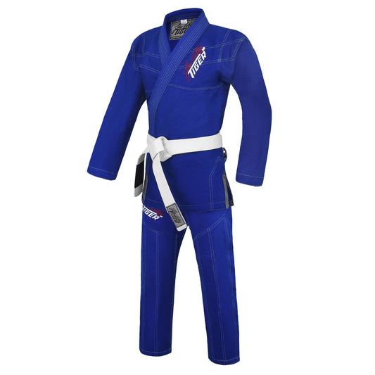 Tiger Grappling Kimono Blue image 3