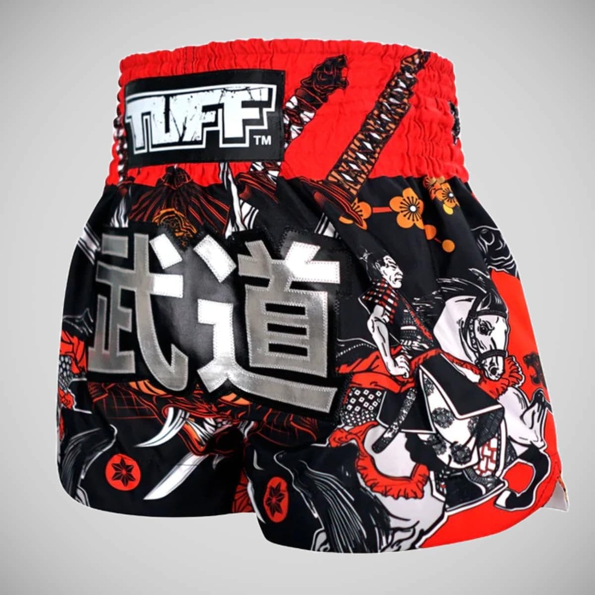 TUFF Sports Thai Boxing Shorts Red/Black
