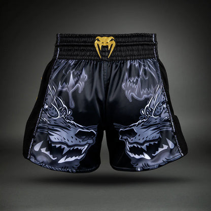Short de Muay Thai Venum Inferno - Kaki/Bronze