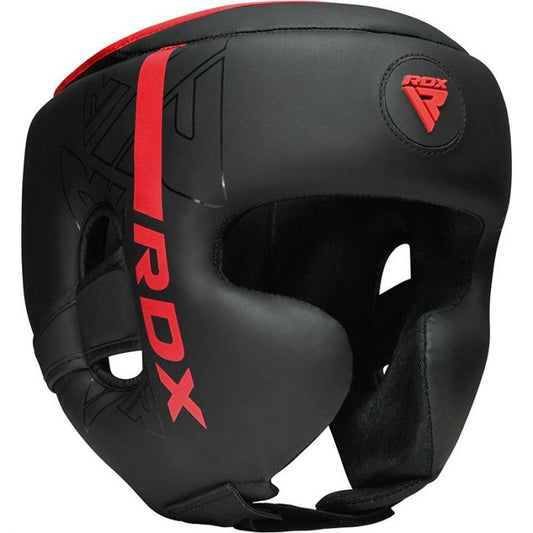 RDX F6 Kara Head Guard Matt Bk - Red, M image