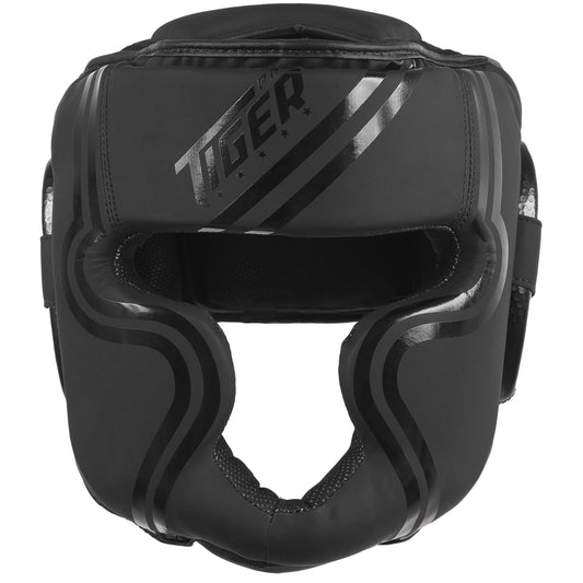 Tiger Full Face Head Gear Matt Black image 1