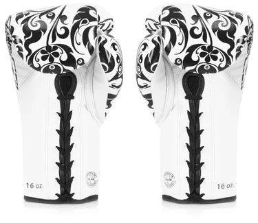 Boxing Gloves in Leather Limited Edition Glory Black/White
