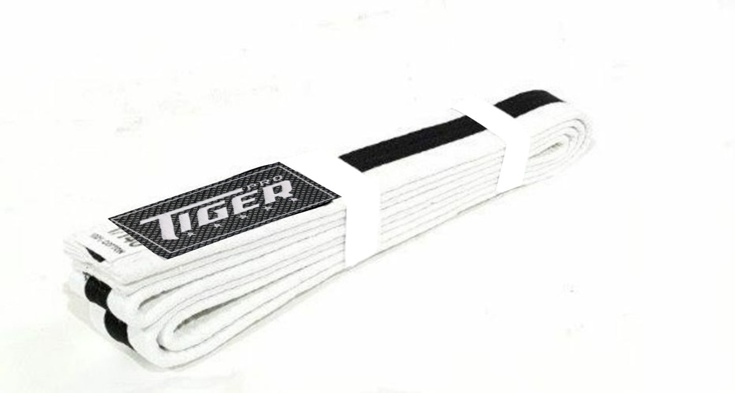 TKD /Karate White Strip Belts image 3