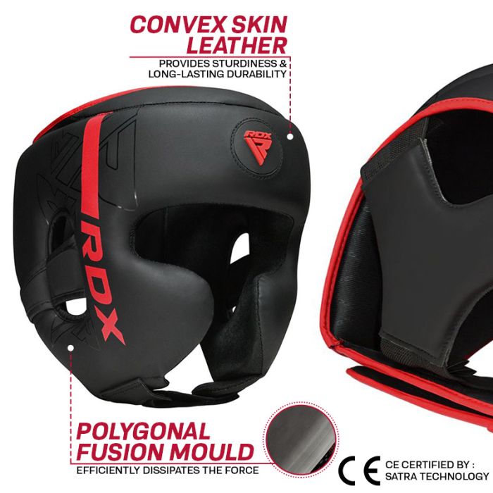 RDX F6 Kara Head Guard Matt Bk image 3