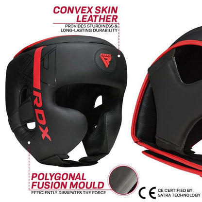 RDX F6 Kara Head Guard Matt Bk image 3