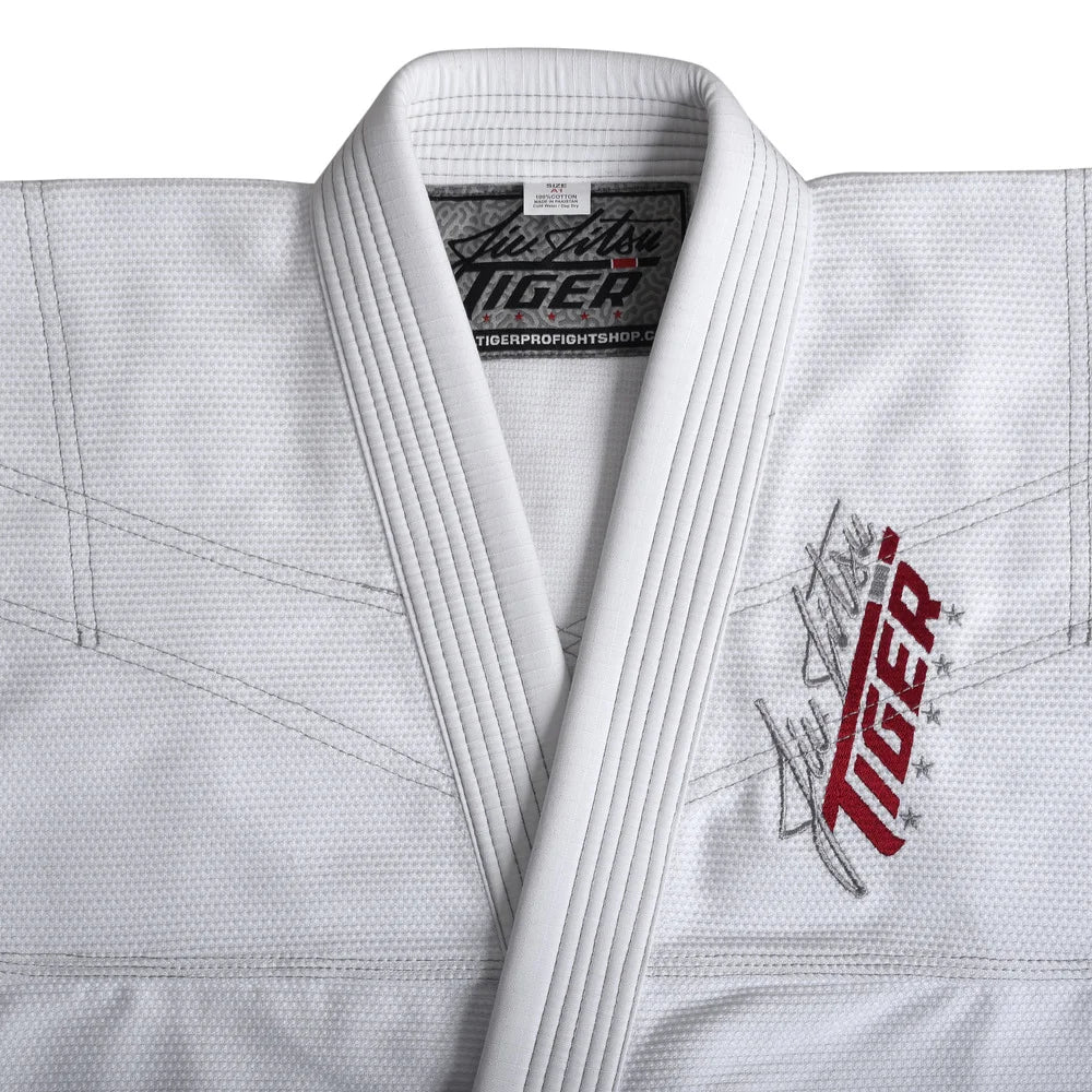 Tiger Grappling Kimono White image 5
