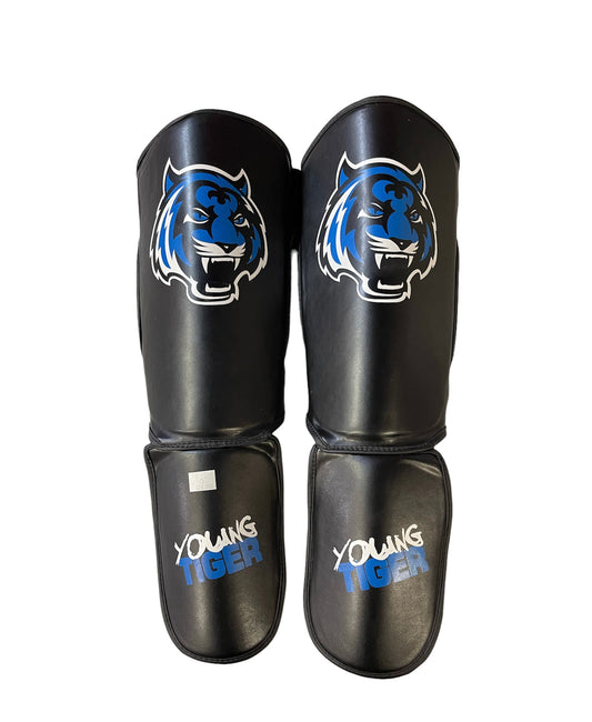 Youth Sparring Shin guards with instep for Muay Thai and MMA image 0