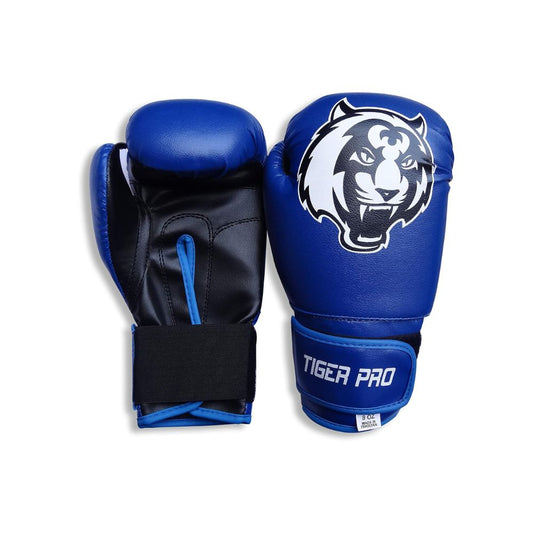 Tiger Kid Boxing Gloves 4oz to 6oz - Blue, 6oz image