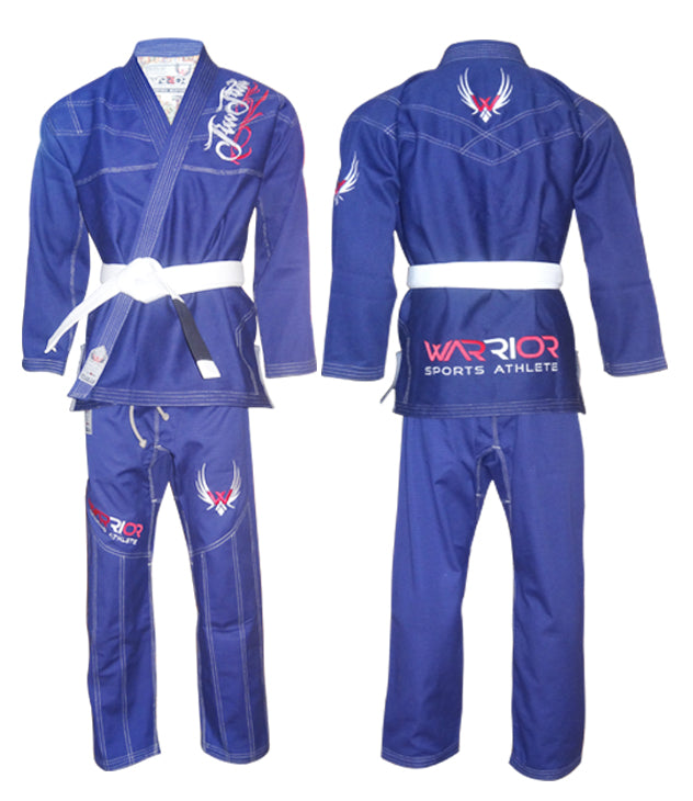 Grappling Kimono for Adults Navy Blue image 5