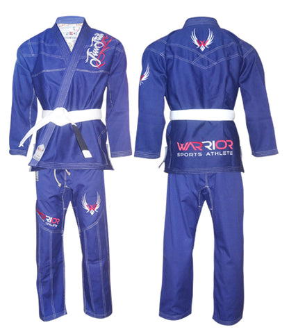 Grappling Kimono for Adults Navy Blue image 5