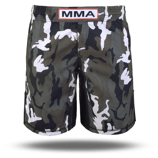 MMA Shorts Cameo - Grey Camo, 5XS image