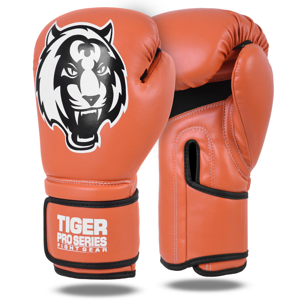 Tiger Pro Boxing Gloves Youth 8oz - Orange image