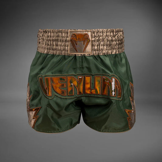 Venum Inferno Muay Thai Shorts - Khaki/Bronze image 0