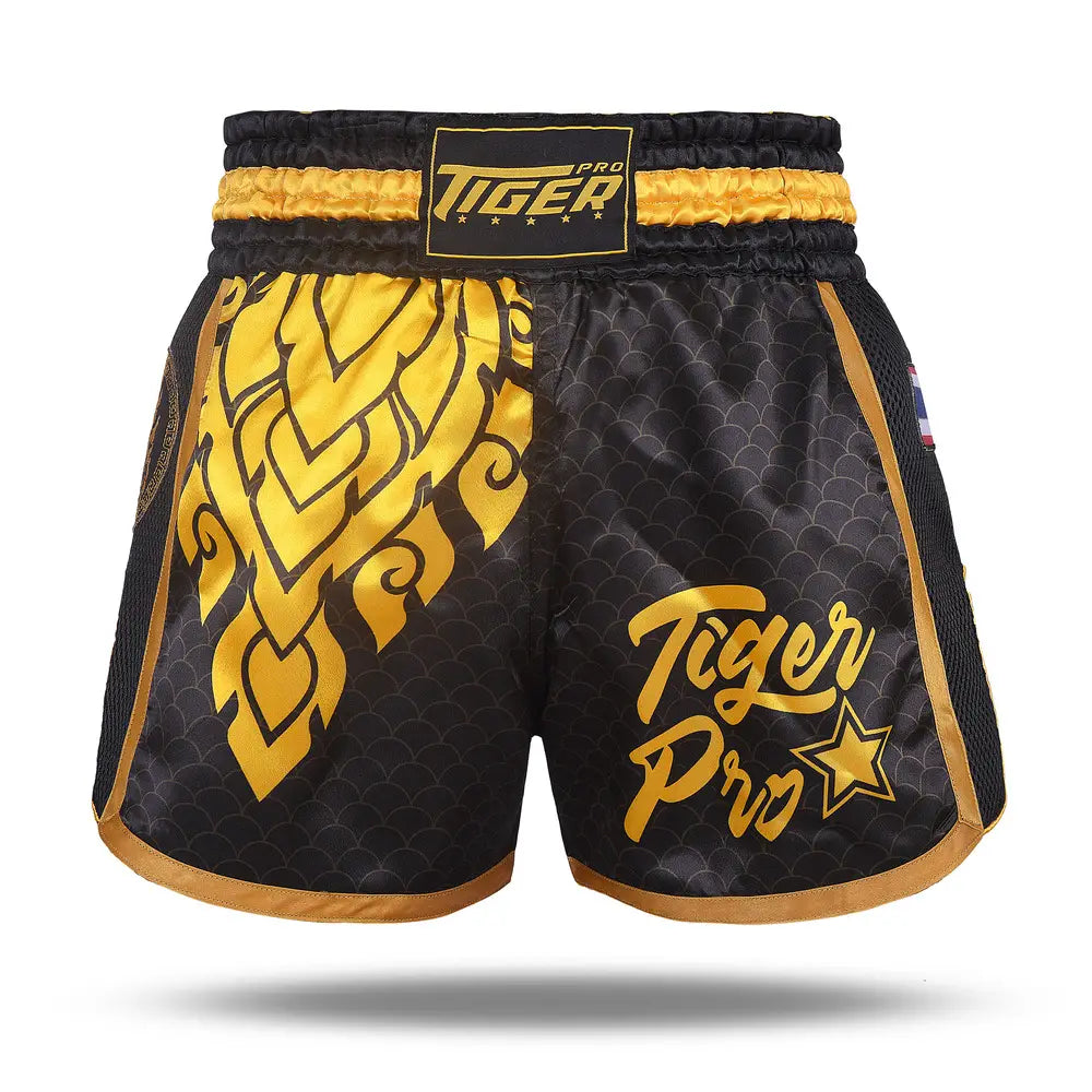 Youth Thai Boxing Shorts Flame - Black, L image