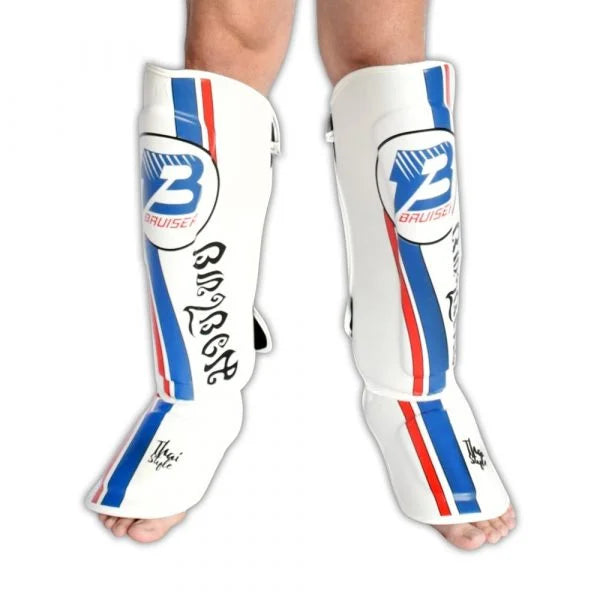 Traditional Thai Sparring Shin guards with Instep image 6