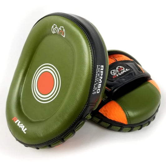 Rival RPM80 Impulse Punch Mitts Green L/XL image 0
