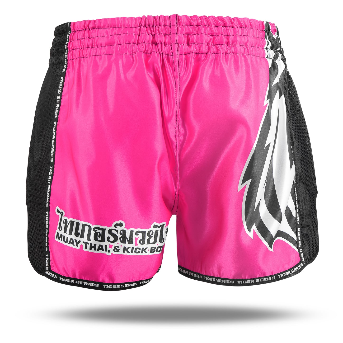 Tiger Face Thai Boxing Shorts Pink