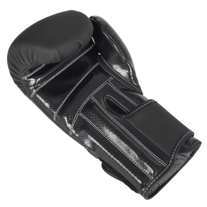 Matt Black Tiger Pro Boxing Gloves 10oz -16oz