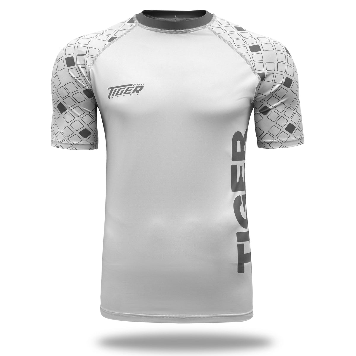 BJJ NO GI Rash guard Grey – Tiger Pro Shop