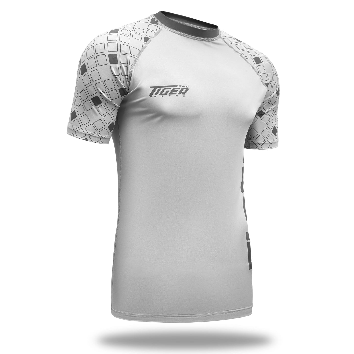 BJJ NO GI Rash guard Grey