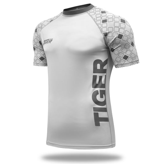 BJJ NO GI Rash guard Grey