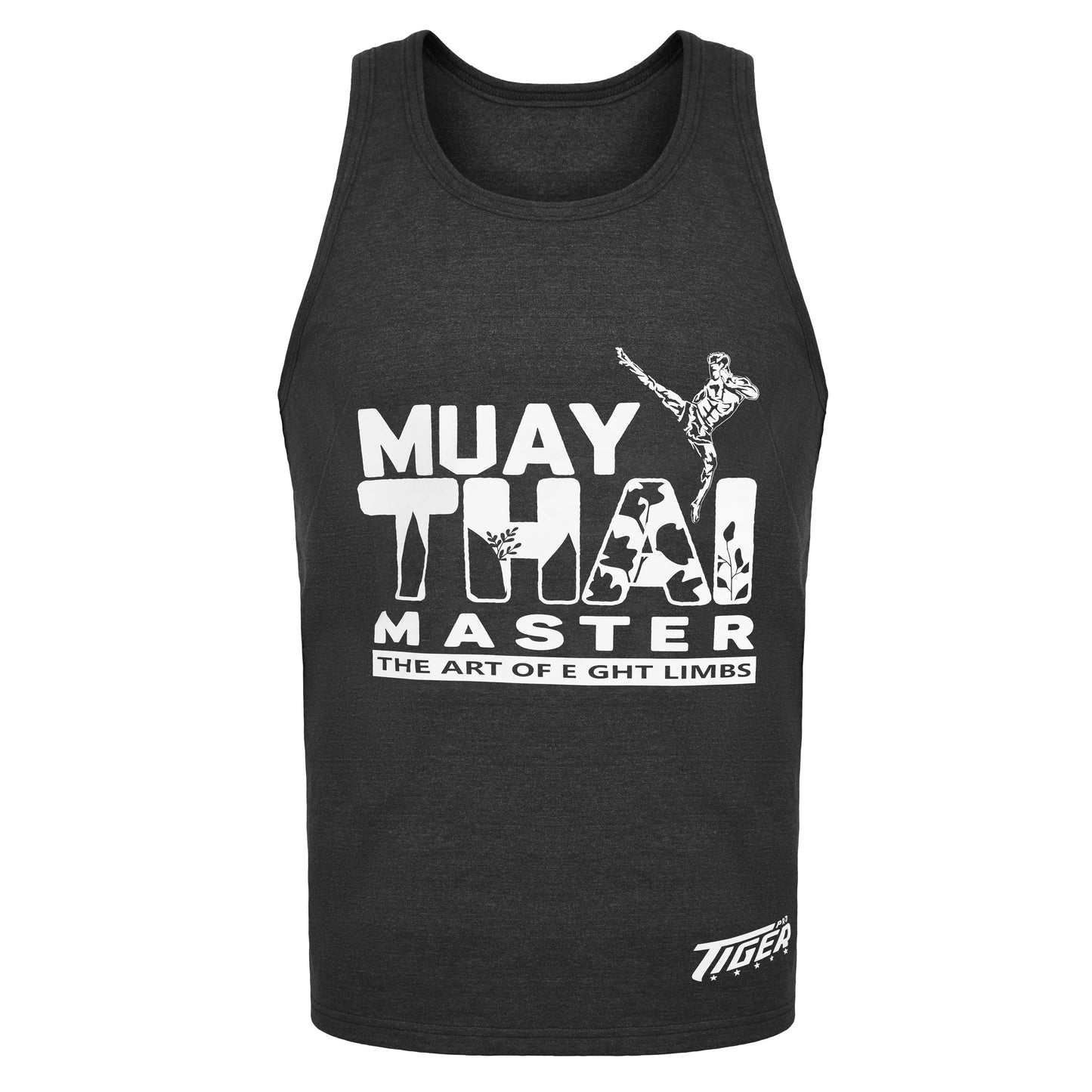 Tiger Pro Muay Thai Tank Top for Men Grey