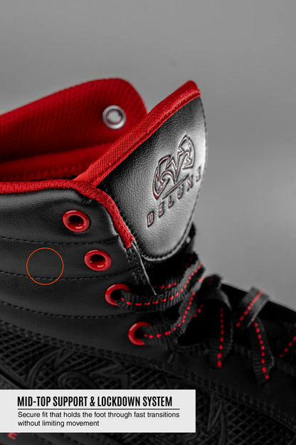 Bottes de boxe Rival RSX-Guerrero Deluxe BK/Rouge