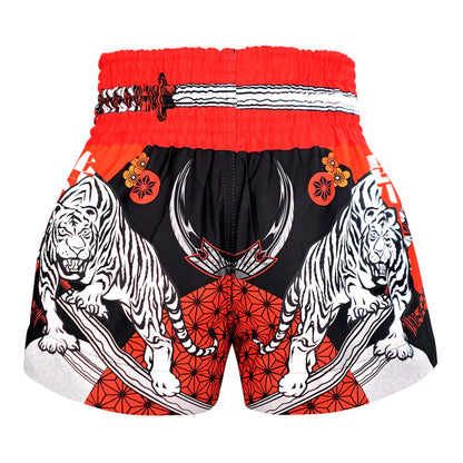 TUFF Sports Thai Boxing Shorts Red/Black