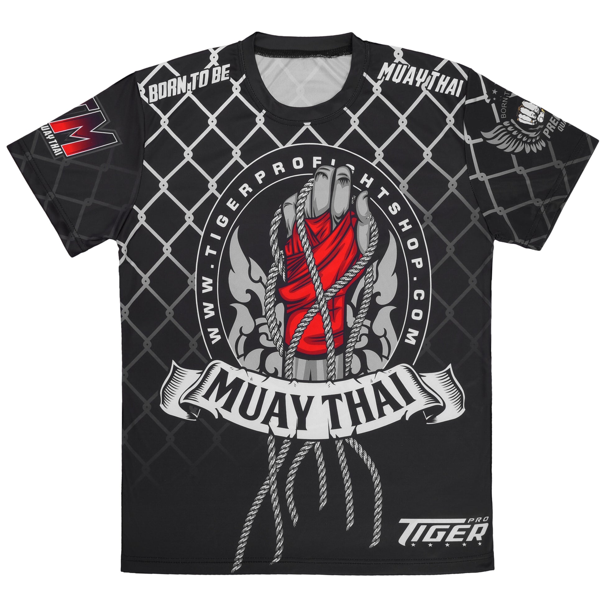 Fighter 3D Graphic Dry Fit T Shirt B image 7